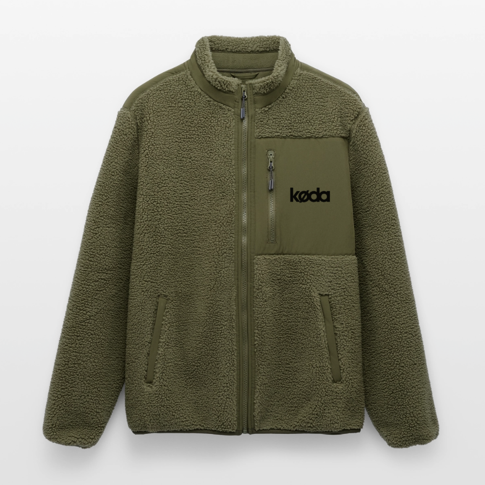 køda - RELAXED FIT Sherpajacke - Khaki