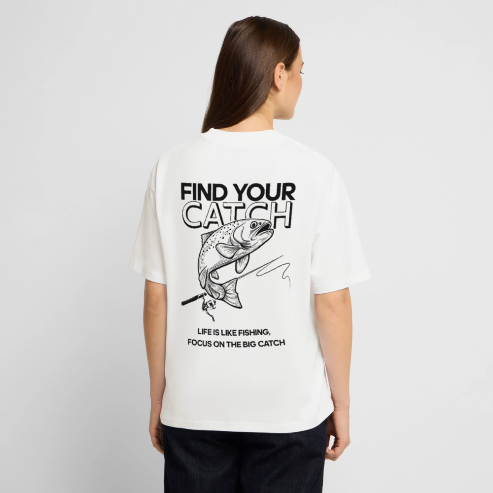 køda - Find Your Catch Oversized Tee - Weiß