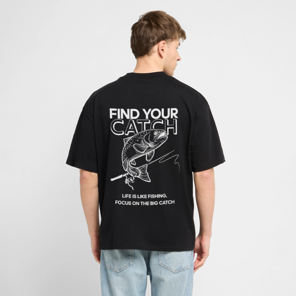 køda - Find Your Catch Oversized Tee - Schwarz