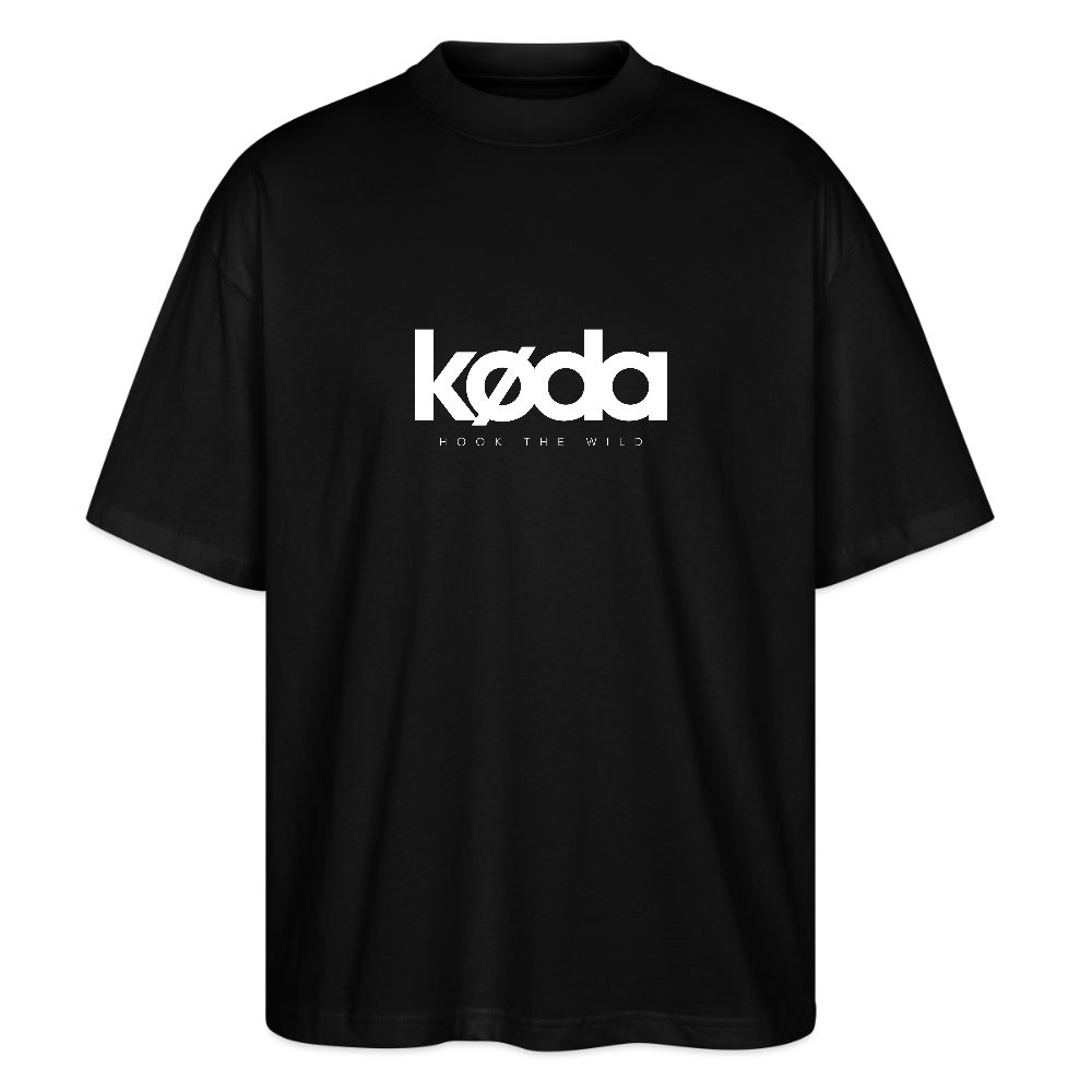 køda - Pike Oversized Tee - Schwarz