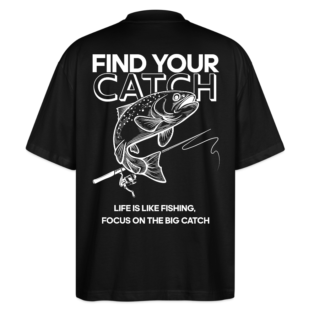 køda - Find Your Catch Oversized Tee - Schwarz