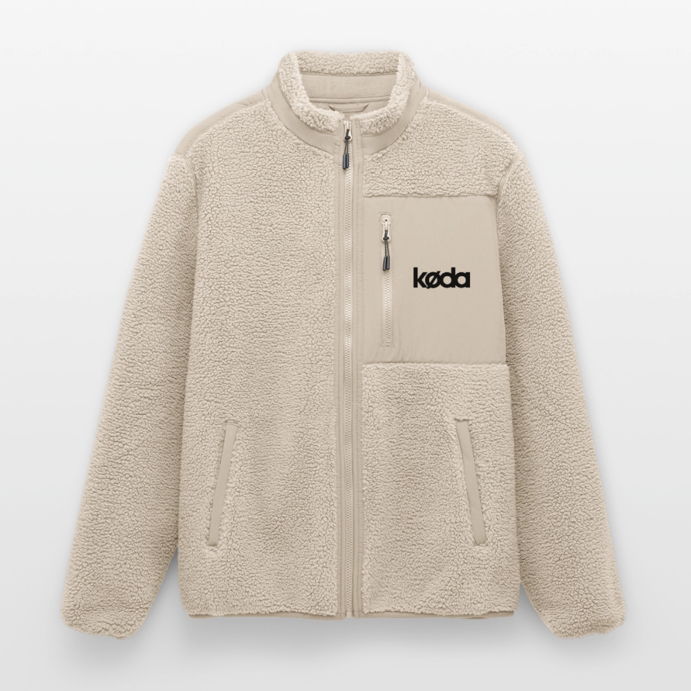 køda - RELAXED FIT Sherpajacke - Beige