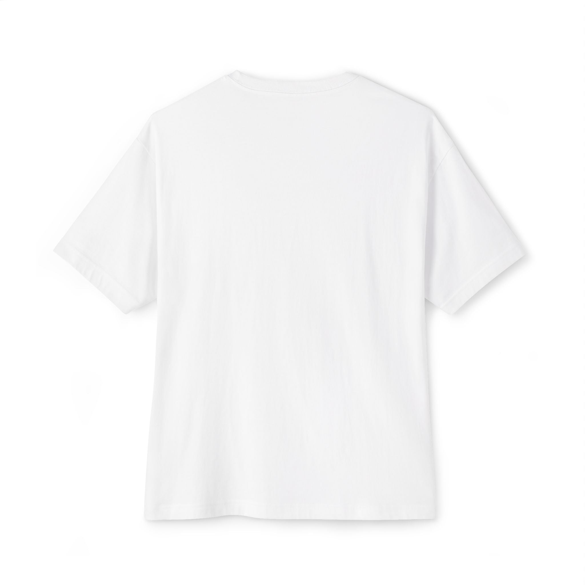 koda basic oversized small logo tee white 1