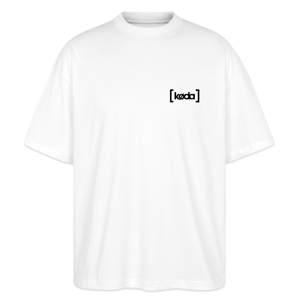 køda - Basic Oversized Logo Tee - Weiß