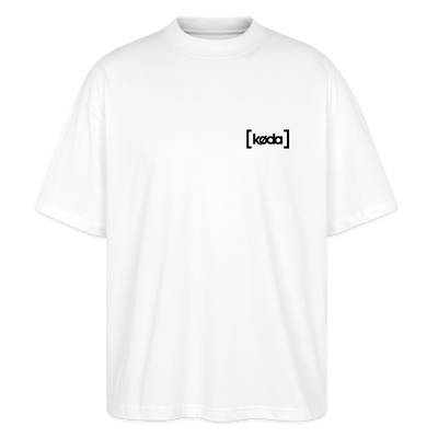 køda - Basic Oversized Logo Tee - Weiß