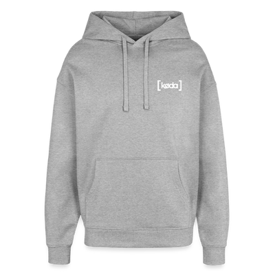 køda - Basic Logo Hoodie - Grau meliert