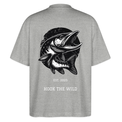 køda - Pike Oversized Tee - Grau meliert