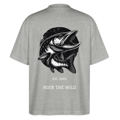 køda - Pike Oversized Tee - Grau meliert