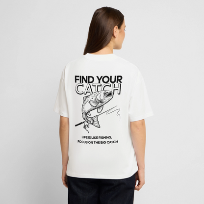 køda - Find Your Catch Oversized Tee - Weiß