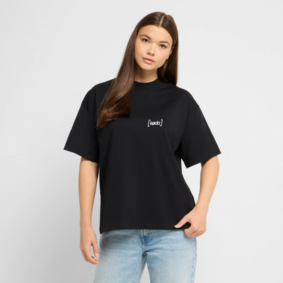 køda - Basic Oversized Logo Tee - Schwarz