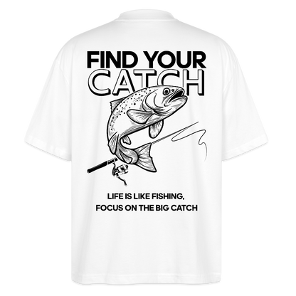 køda - Find Your Catch Oversized Tee - Weiß