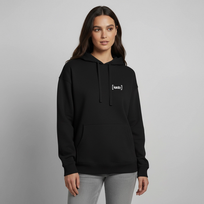 køda - Basic Logo Hoodie - Schwarz