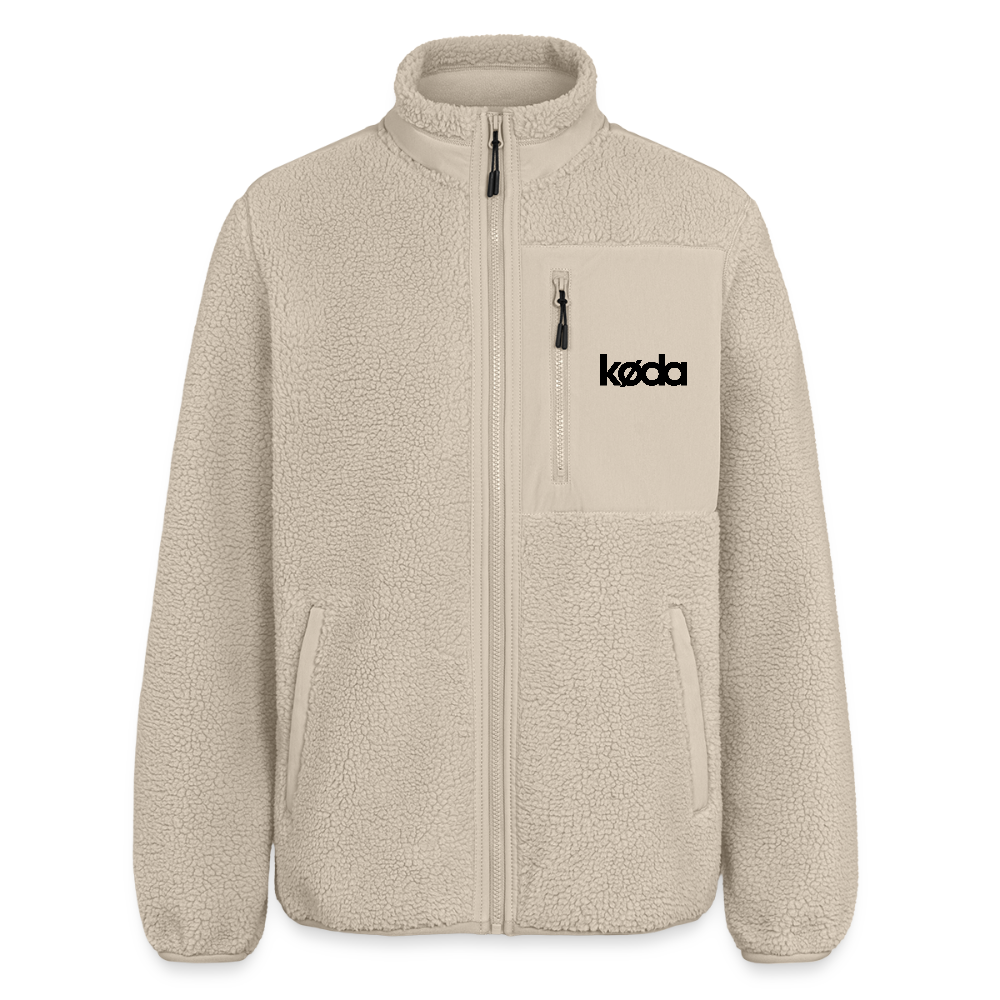 køda - RELAXED FIT Sherpajacke - Beige