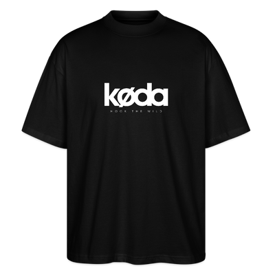 køda - Pike Oversized Tee - Schwarz