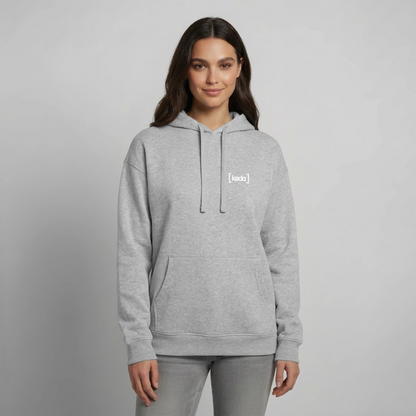 køda - Basic Logo Hoodie - Grau meliert