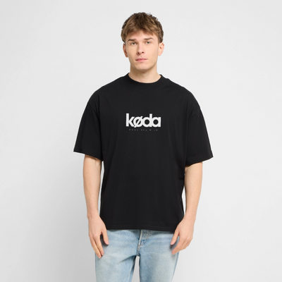 køda - Pike Oversized Tee - Schwarz