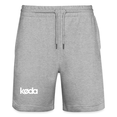 køda - Basic Logo Shorts - Grau meliert