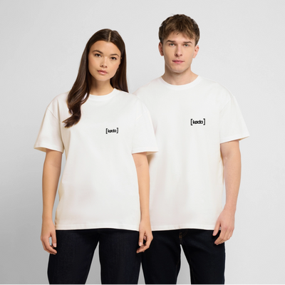 køda - Basic Oversized Logo Tee - Weiß
