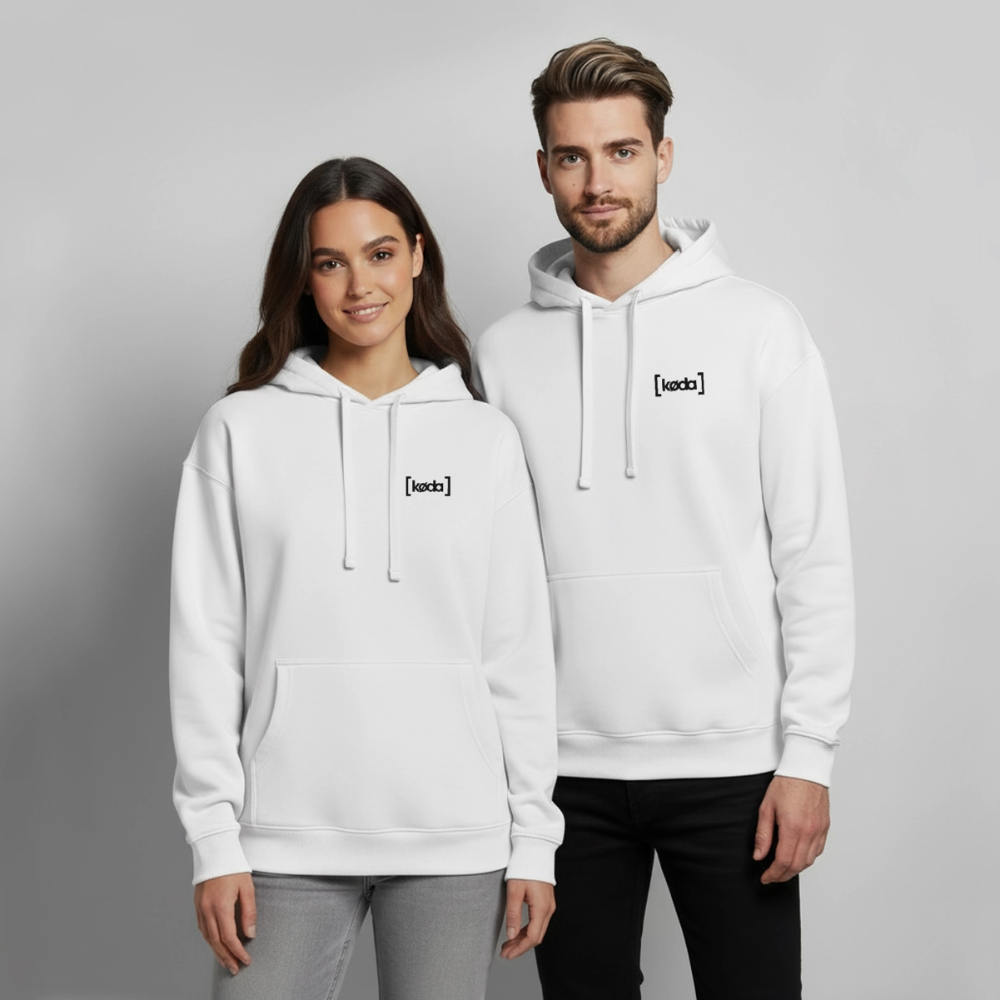 køda - Basic Logo Hoodie - Weiß