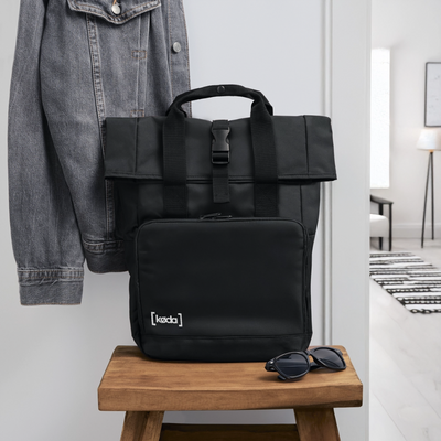 køda - Rucksack mit zwei Griffen - Schwarz