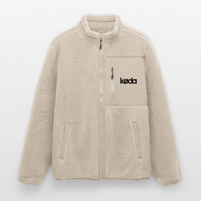 køda - RELAXED FIT Sherpajacke - Beige