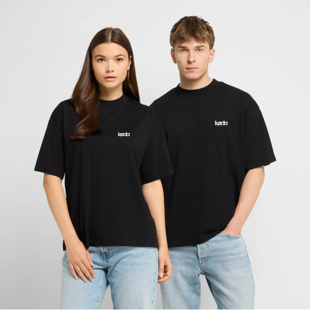 køda - Find Your Catch Oversized Tee - Schwarz