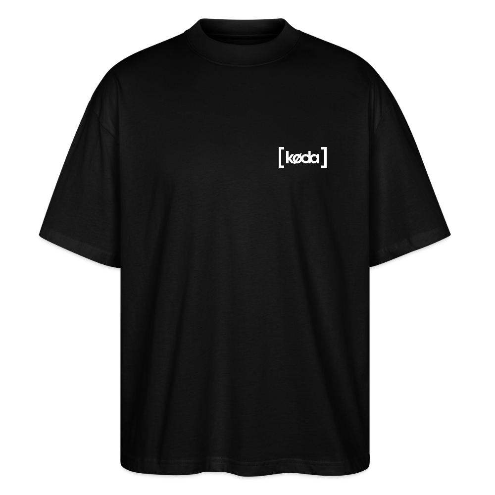 køda - Basic Oversized Logo Tee - Schwarz