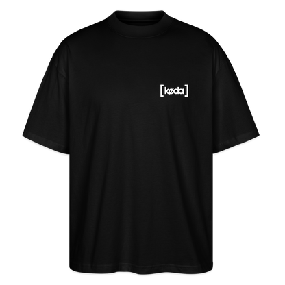 køda - Basic Oversized Logo Tee - Schwarz
