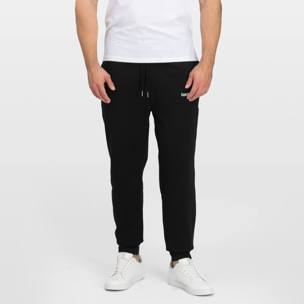 koda basic small logo sweatpant black front